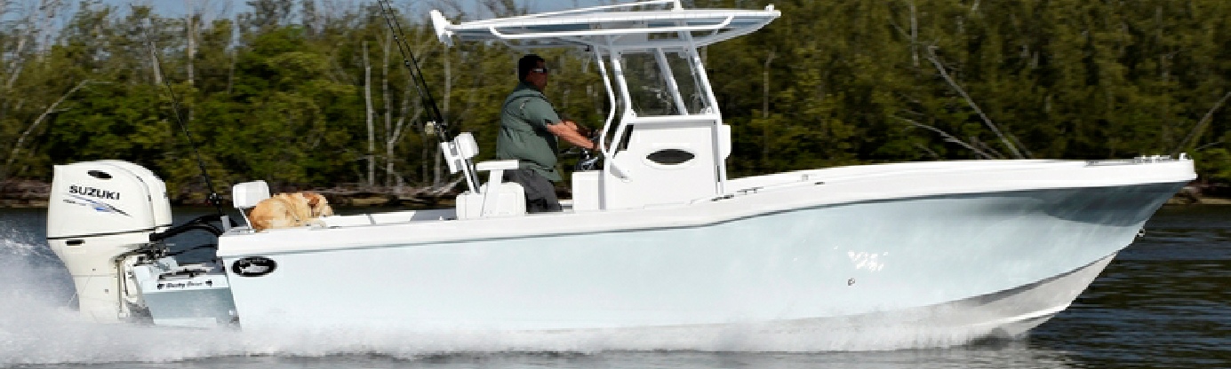 Dusky Rental Boat on Water